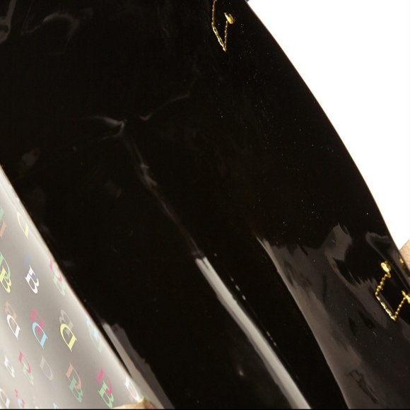 Dooney & Burke Stylish Black Multicolor Shopper Bag - Picture 4 of 5